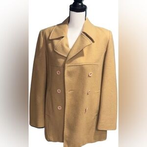 Express tan wool trench coat